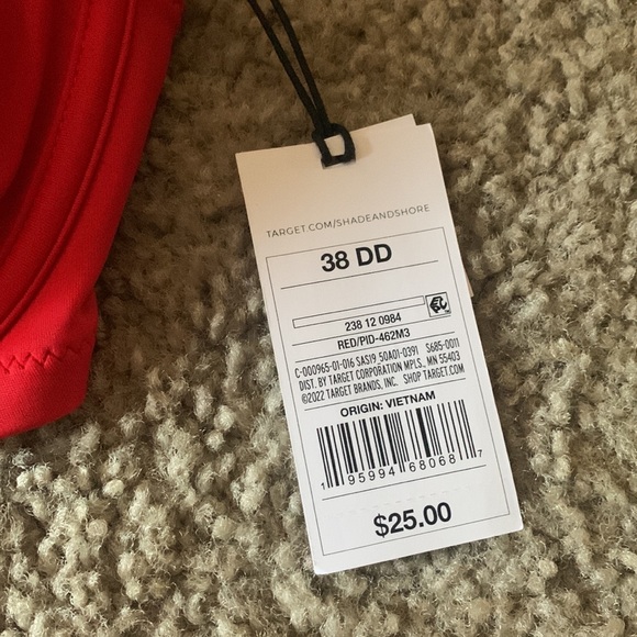 Red Hot Underwire Bikini - Picture 3 of 7